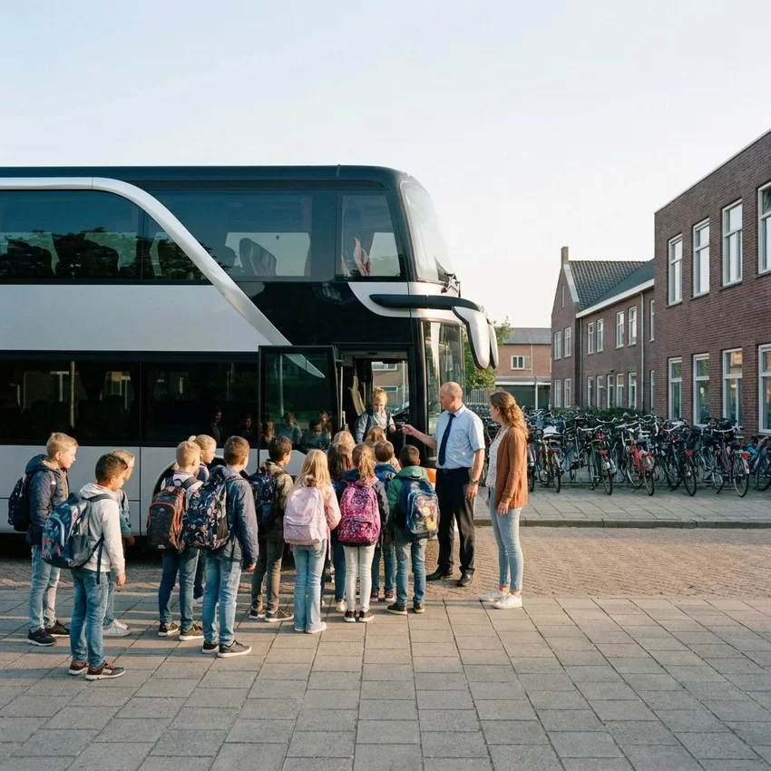 Schoolreisvervoer grote groep tot 90 personen