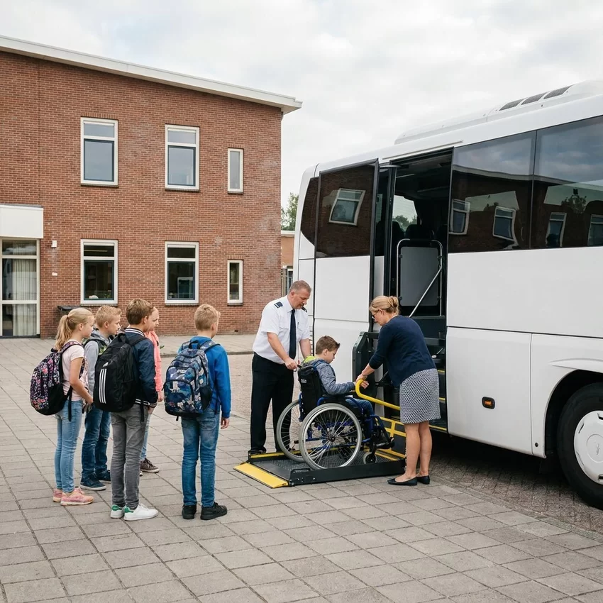 Rolstoeltoegankelijk schoolreisvervoer Noord-Holland